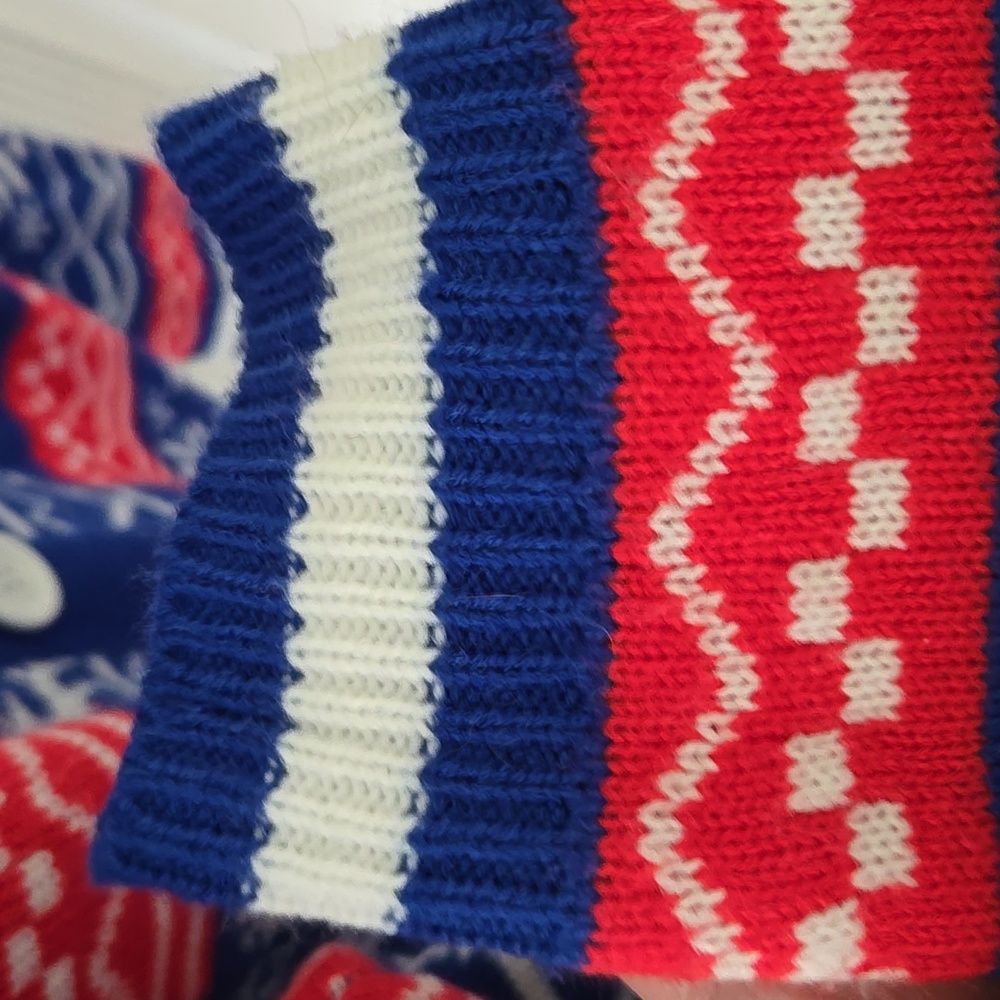 Blue and Red Christmas Sweater - Picture 2 of 13